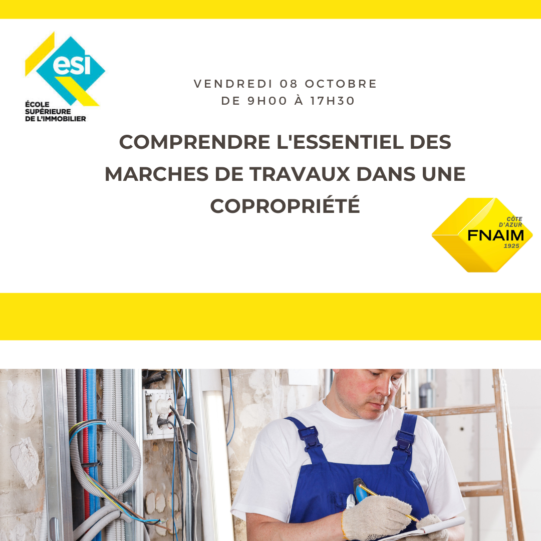 COMPRENDRE L’ESSENTIEL DES MARCHES DE TRAVAUX DANS UNE COPROPRIÉTÉ