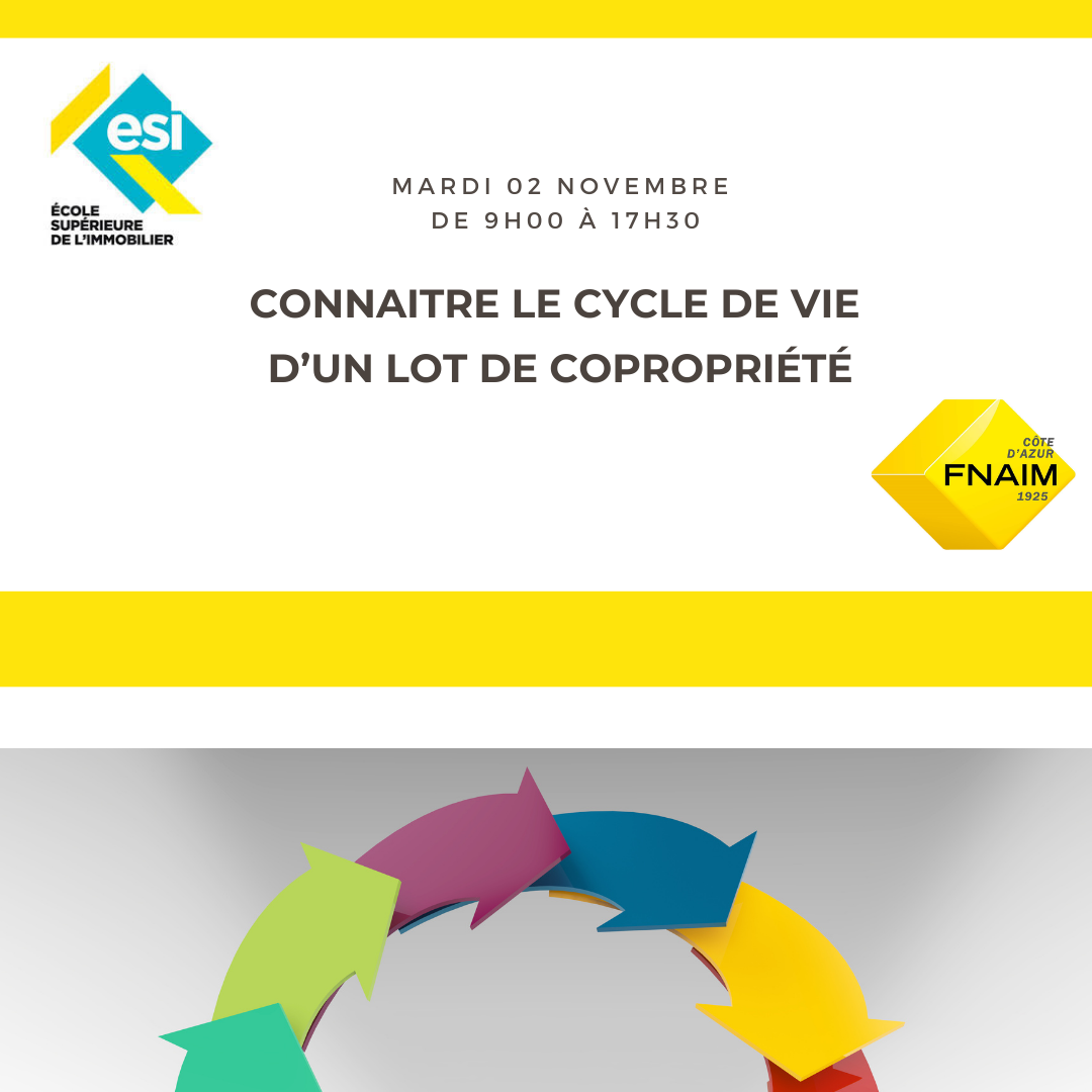 CONNAITRE LE CYCLE DE VIE D’UN LOT DE COPROPRIÉTÉ
