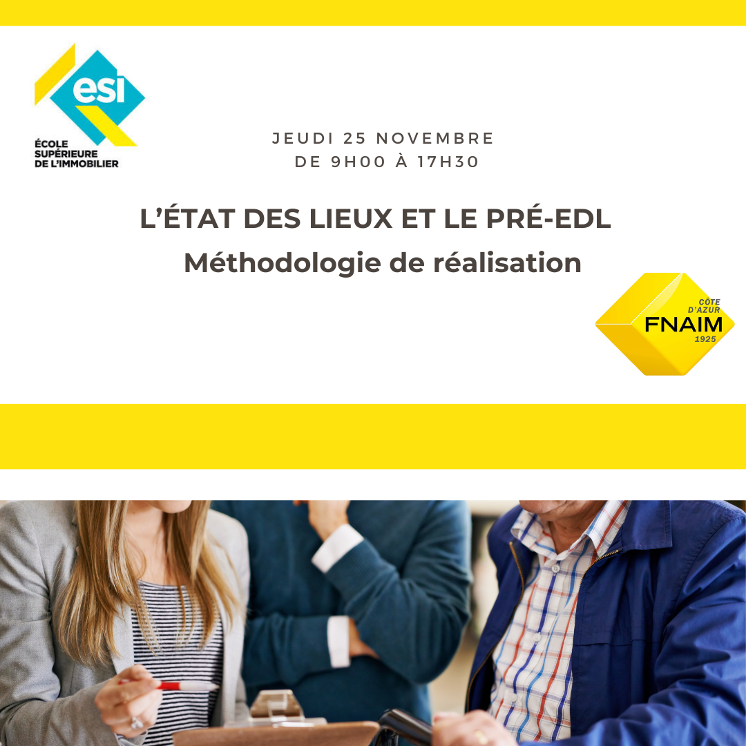 L’ÉTAT DES LIEUX ET LE PRÉ-EDL — Méthodologie de réalisation