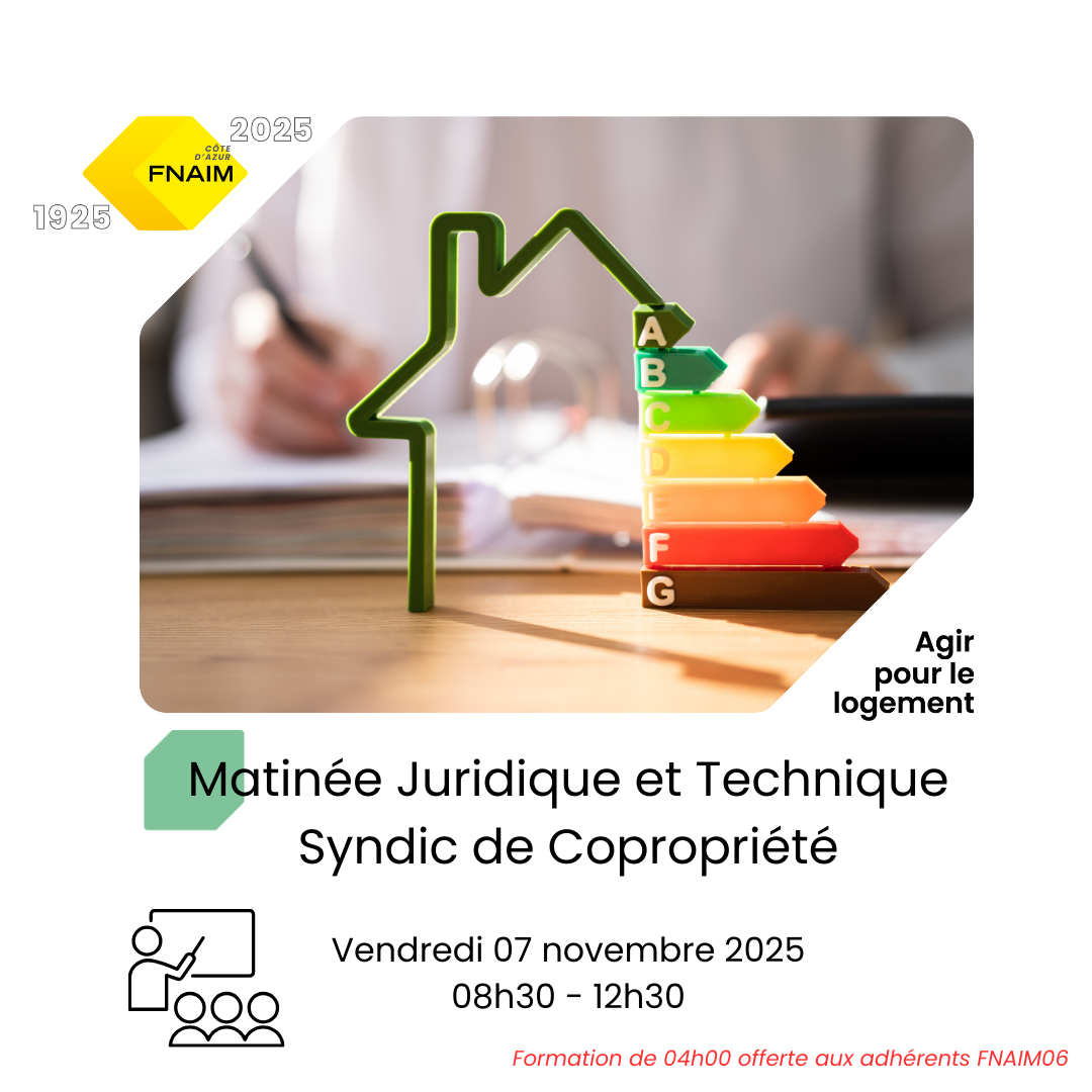 MATINEE JURIDIQUE ET TECHNIQUE SYNDIC DE COPROPRIETE