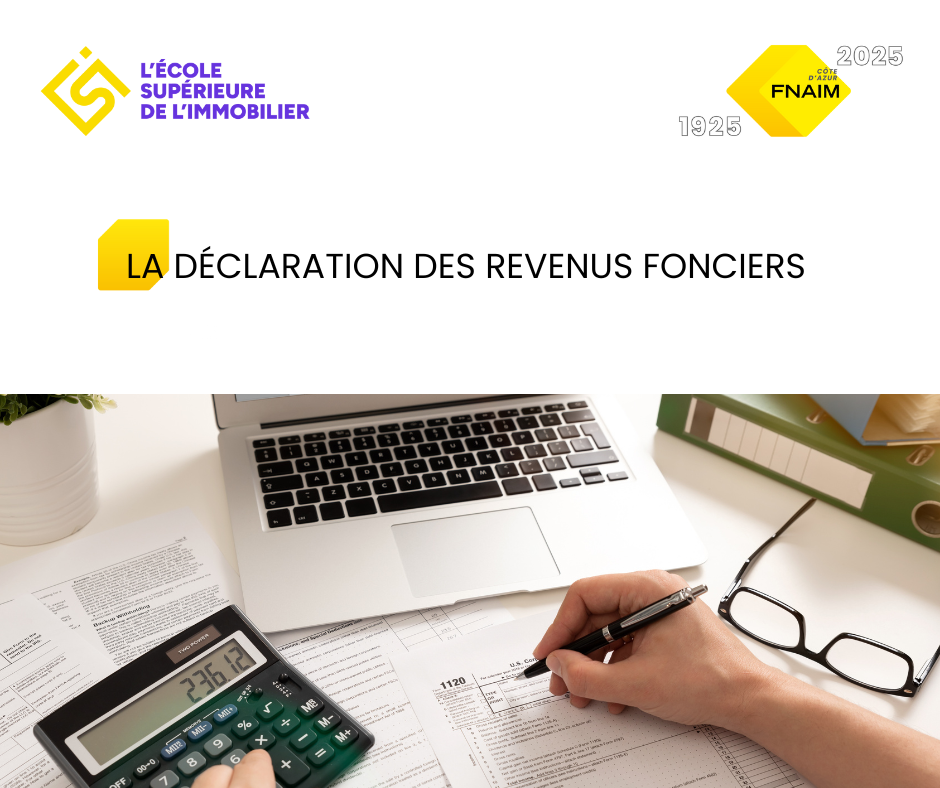 LA DÉCLARATION DES REVENUS FONCIERS