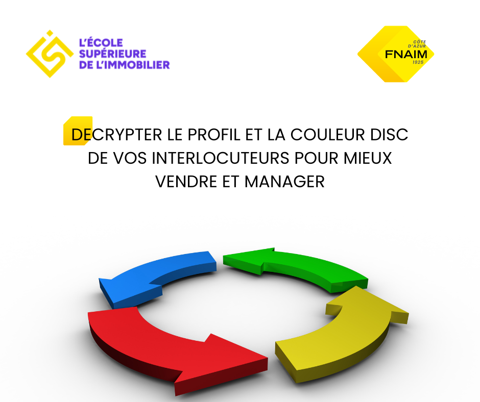 DECRYPTER LE PROFIL ET LA COULEUR DISC DE VOS INTERLOCUTEURS POUR MIEUX VENDRE ET MANAGER
